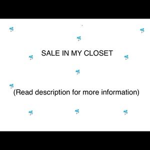 Sale in my closet 3 items for $20 with 🐬